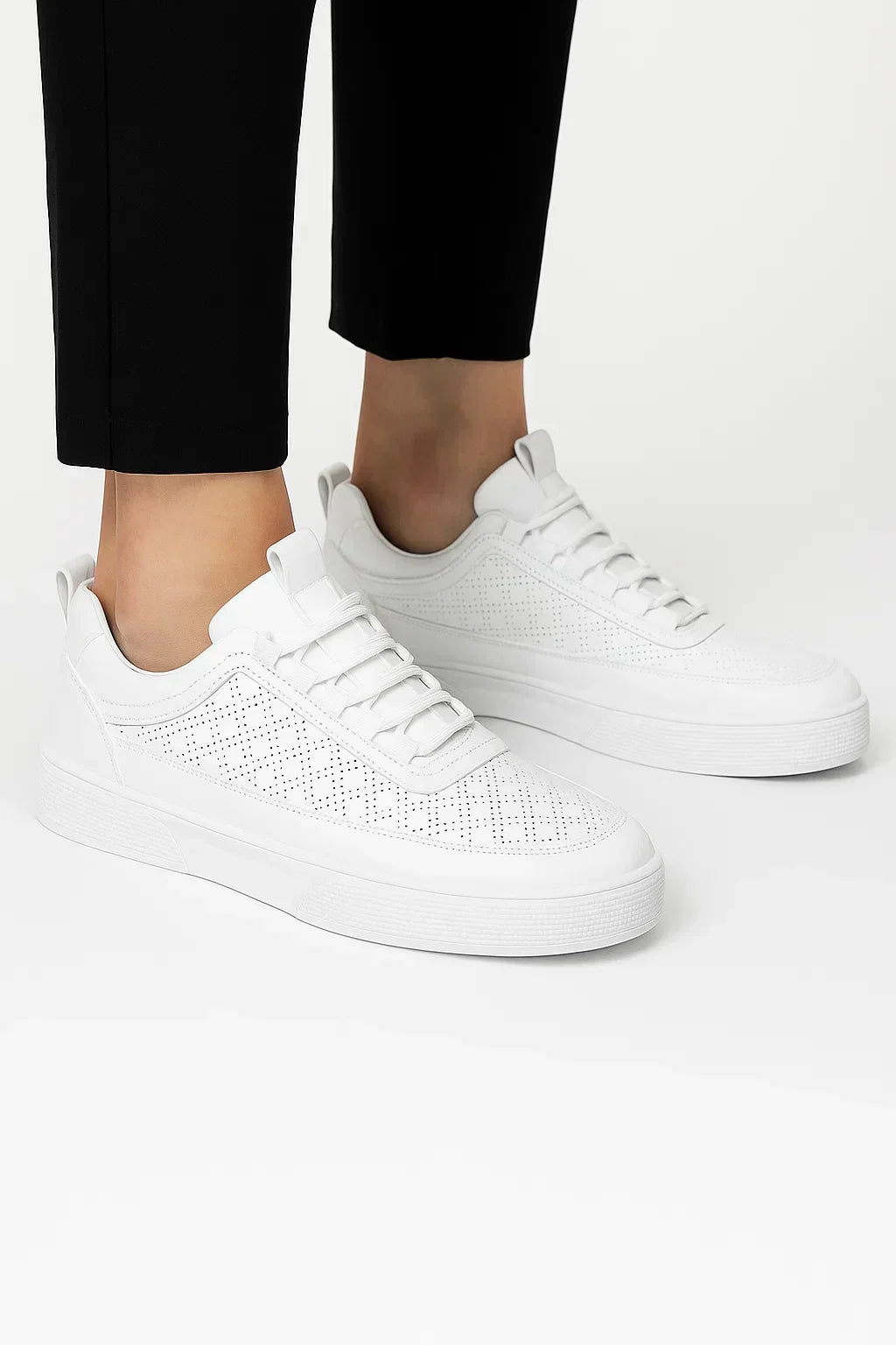 Men’s Sneakers – Perforated with a Comfortable Sole — product view