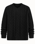 Men's Long Sleeve Jumper in Black - principal
