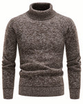 Men's Long Sleeve Jumper in Coffee Brown - principal