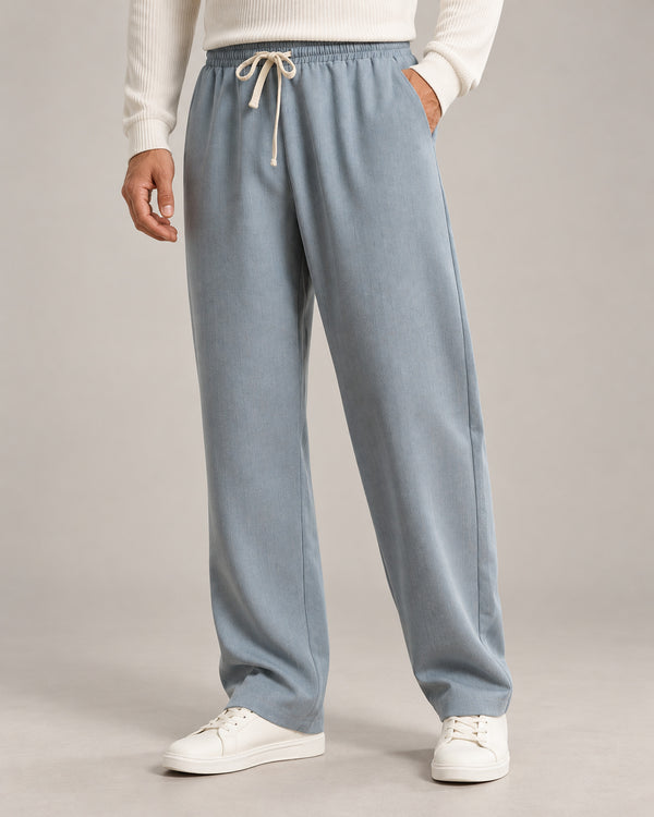 Men's Trousers in Dusty Blue - principal