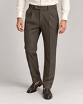 Men's Trousers in Coffee Brown - principal
