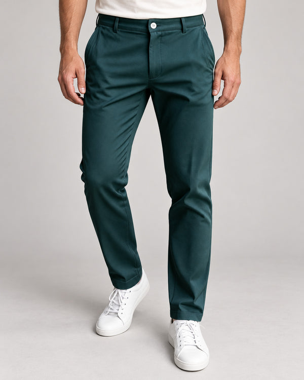 Men's Trousers - Dark Grey in Dark Green - principal