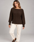 Women's Jumper in Coffee Brown - principal