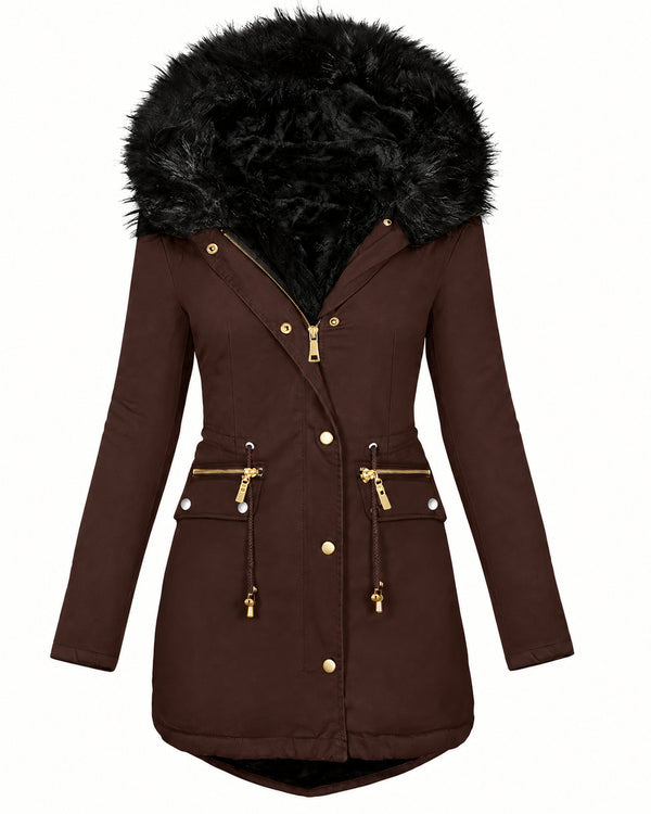 Women's Jacket in Coffee Brown - principal
