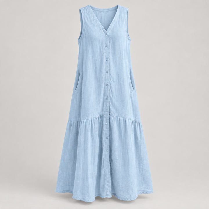 Dress for women for summer wear — Blue