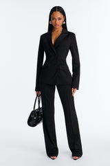 Women's Double-Breasted Blazer and Pants Set | Yvezi — 1