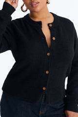 Women's Cardigan — Button Down, Long Sleeve | Yvezi — 6