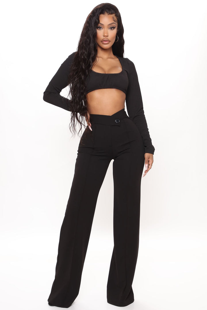 Women's Wide Leg Pants | Yvezi — 1