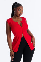 Women's Viscose Knitted Vest | Yvezi — 12