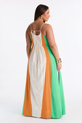 Women's Linen Maxi Dress | Yvezi — 8