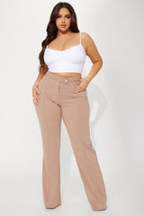 Women's Wide Leg Pants | Yvezi — 36