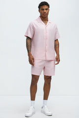 Men's Linen Shirt — Short Sleeve | Yvezi — 31