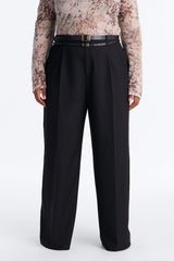 Women's Belted Wide Leg Pants | Yvezi — 6
