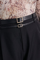 Women's Belted Wide Leg Pants | Yvezi — 7