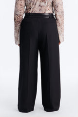 Women's Belted Wide Leg Pants | Yvezi — 8