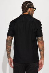 Men's Crochet Shirt — Short Sleeve | Yvezi — 5