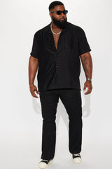 Men's Crochet Shirt — Short Sleeve | Yvezi — 6