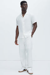 Men's Linen Shirt — Short Sleeve | Yvezi — 53