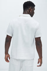 Men's Linen Shirt — Short Sleeve | Yvezi — 54