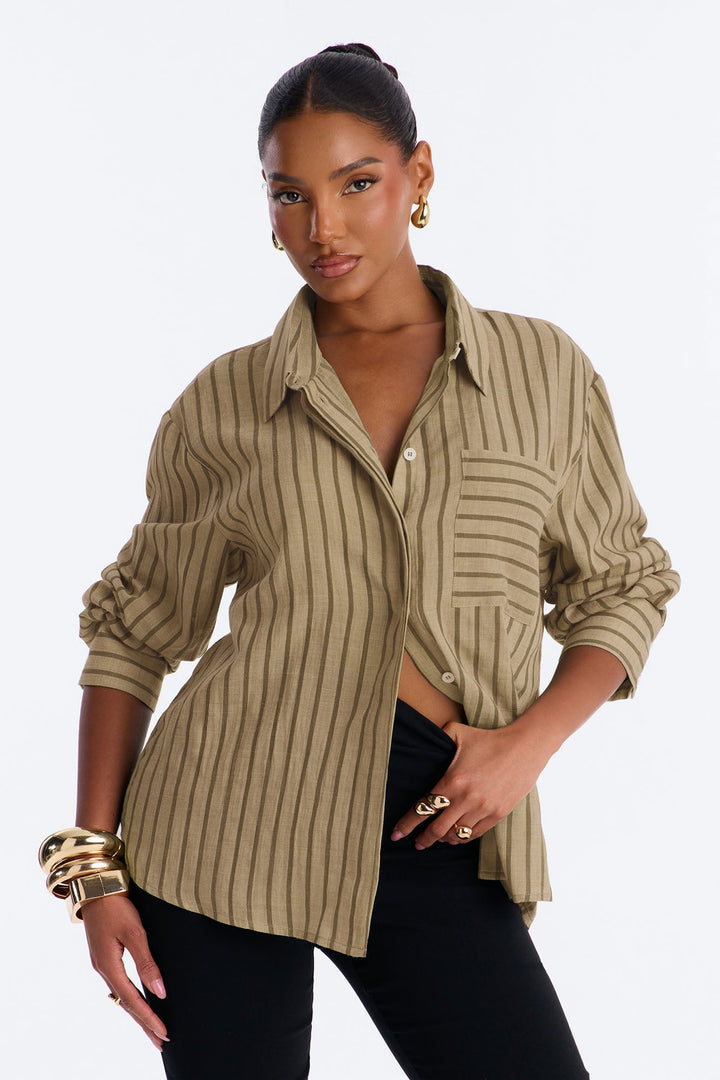 Women's Striped Shirt | Yvezi — 1