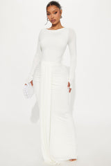 Women's Maxi Dress — Long Sleeve | Yvezi — 8