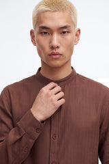 Men's Linen Lyocell Shirt — Long Sleeve | Yvezi — 3
