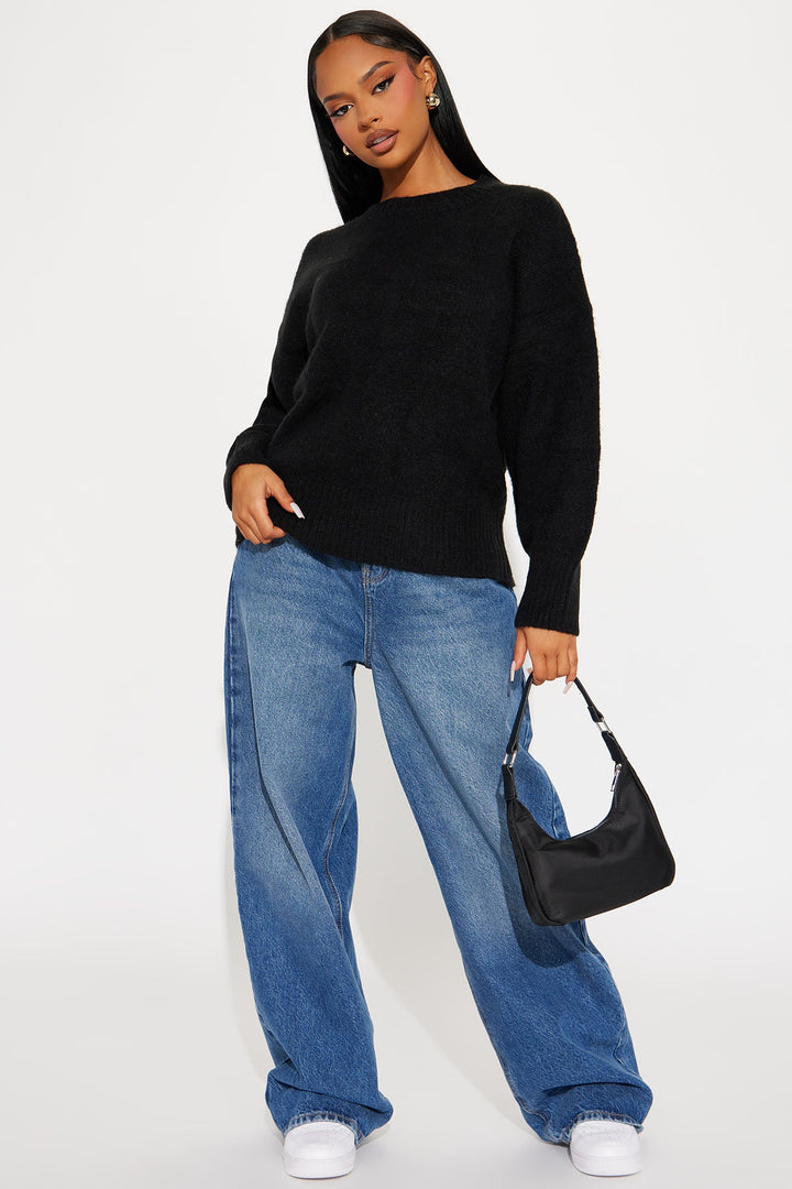 Women's Knit Sweater — Long Sleeve, Ribbed | Yvezi — 2