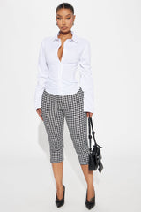 Women's Poplin Shirt — Button Down, Long Sleeve | Yvezi — 2