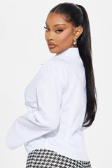 Women's Poplin Shirt — Button Down, Long Sleeve | Yvezi — 3