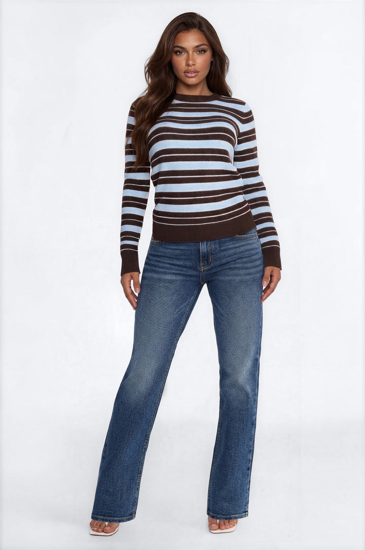 Women's Striped Sweater | Yvezi — 2