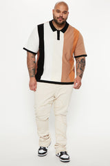 Men's Striped Polo Shirt — Short Sleeve | Yvezi — 5