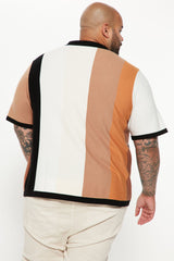 Men's Striped Polo Shirt — Short Sleeve | Yvezi — 6