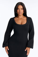 Women's Maxi Dress — Long Sleeve | Yvezi — 6