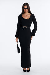 Women's Maxi Dress — Long Sleeve | Yvezi — 1