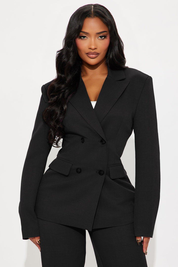 Women's Blazer and Pants Set — Wide Leg | Yvezi — 2