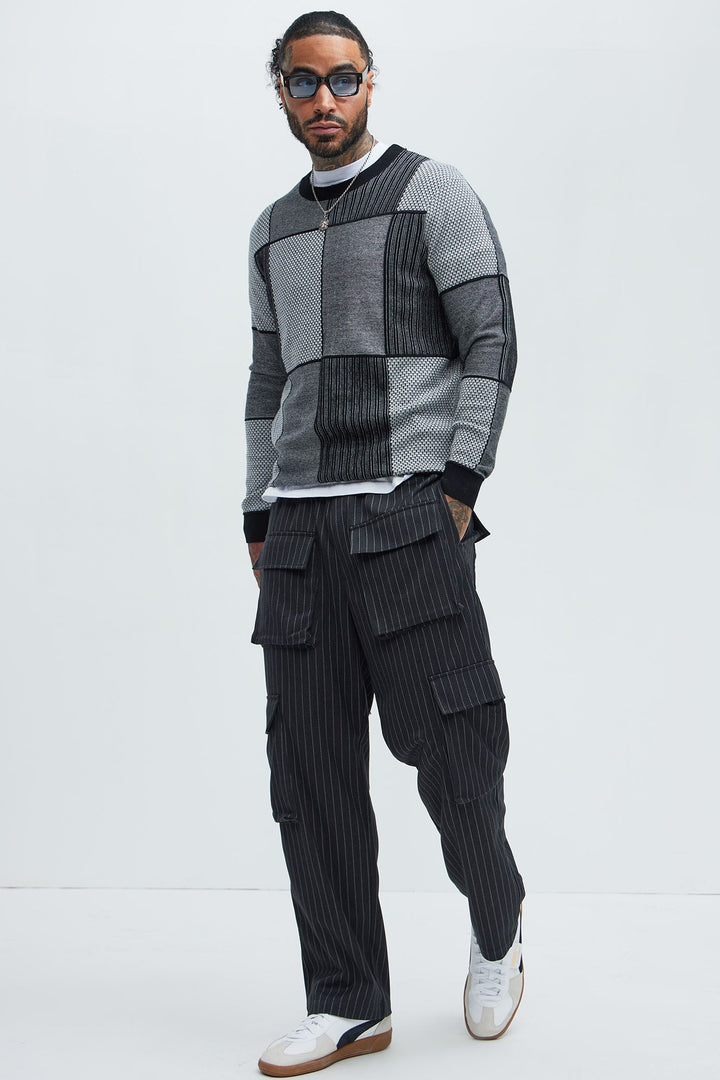 Men's Viscose Sweater — Ribbed, Crew Neck | Yvezi — 2