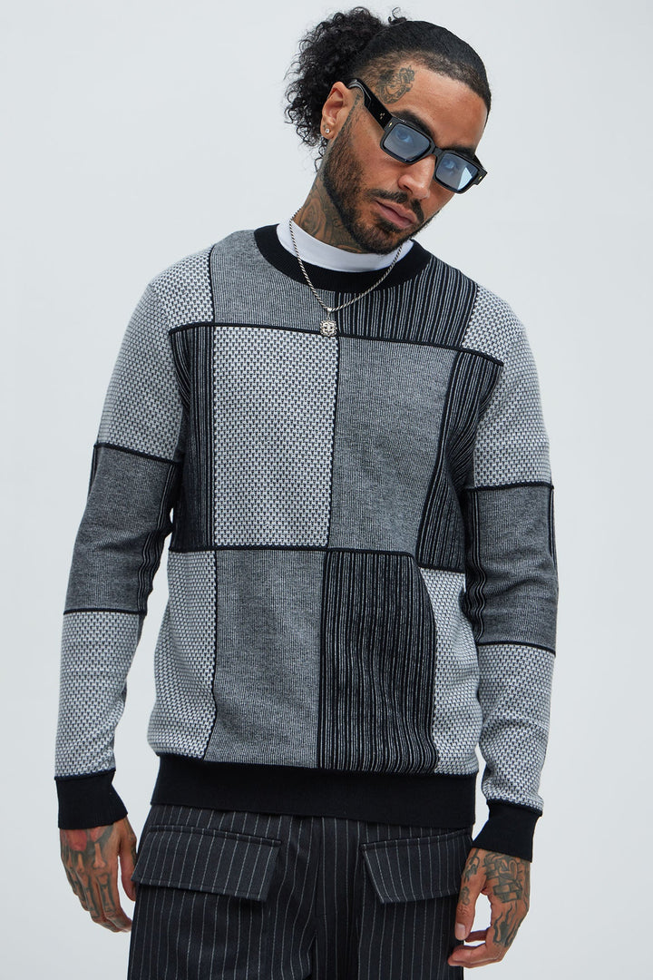 Men's Viscose Sweater — Ribbed, Crew Neck | Yvezi — 1