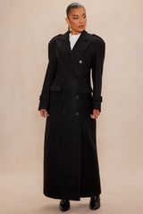 Women's Coat — Long Sleeve, Collared | Yvezi — 3