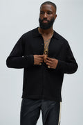 Men's Cardigan — Button Front, Long Sleeve | Yvezi — 1