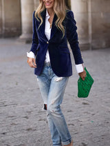 Aveline | Women's Fitted Single-Breasted Tailored Blazer — view 12