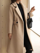 Eleanor | Tailored Trench Coat with Waist Belt — view 4
