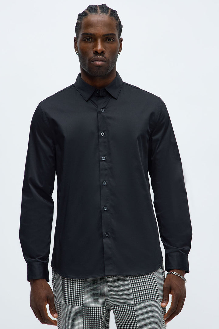 Men's Cotton Shirt — Long Sleeve | Yvezi — 1