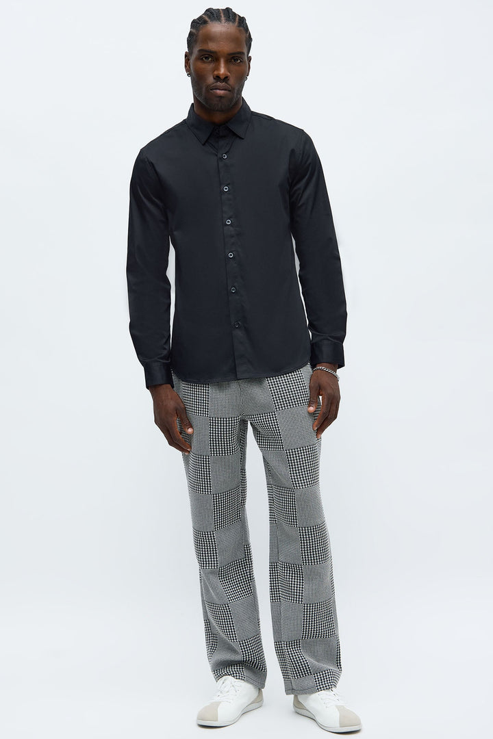 Men's Cotton Shirt — Long Sleeve | Yvezi — 2
