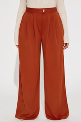 Women's Wide Leg Pants | Yvezi — 30