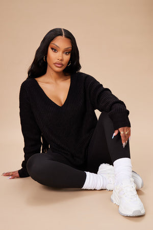 Women's Knit Sweater — V Neck | Yvezi — 1