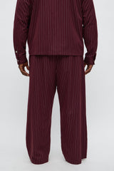 Men's Striped Wide Leg Pants | Yvezi — 27