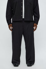 Men's Striped Wide Leg Pants | Yvezi — 7