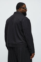 Men's Striped Jacket — Long Sleeve | Yvezi — 6