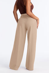 Women's Belted Wide Leg Pants | Yvezi — 12