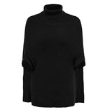 Ingrid | Cape Turtleneck Jumper with Split Sleeves — view 2